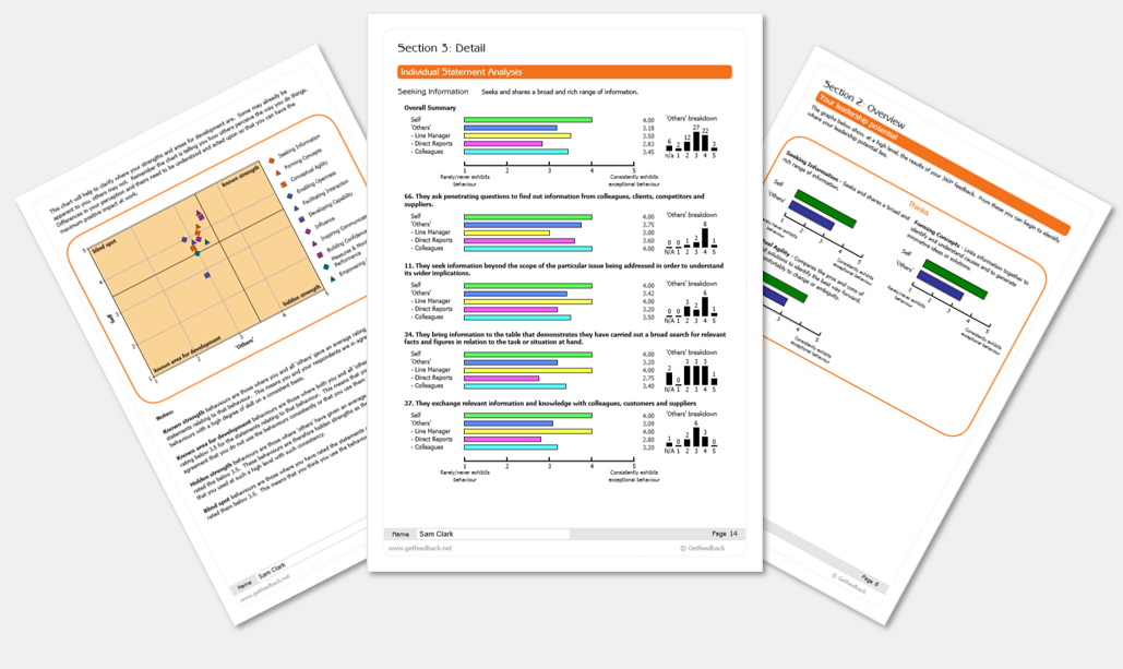 360 degree feedback report