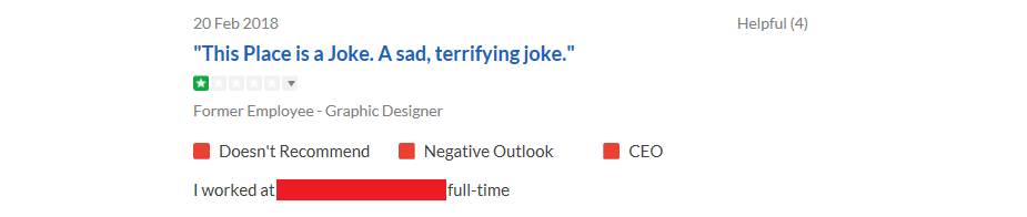 Worst Glassdoor Reviews