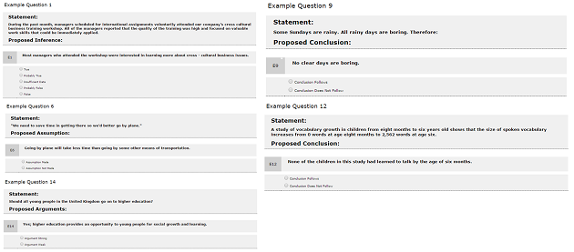 watson glaser critical thinking appraisal practice test
