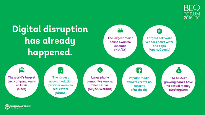 Digital disruption has already happened